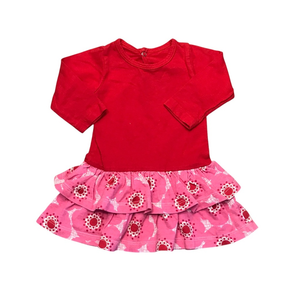 🆕 Winter Water Factory Pink & Red Floral Dress